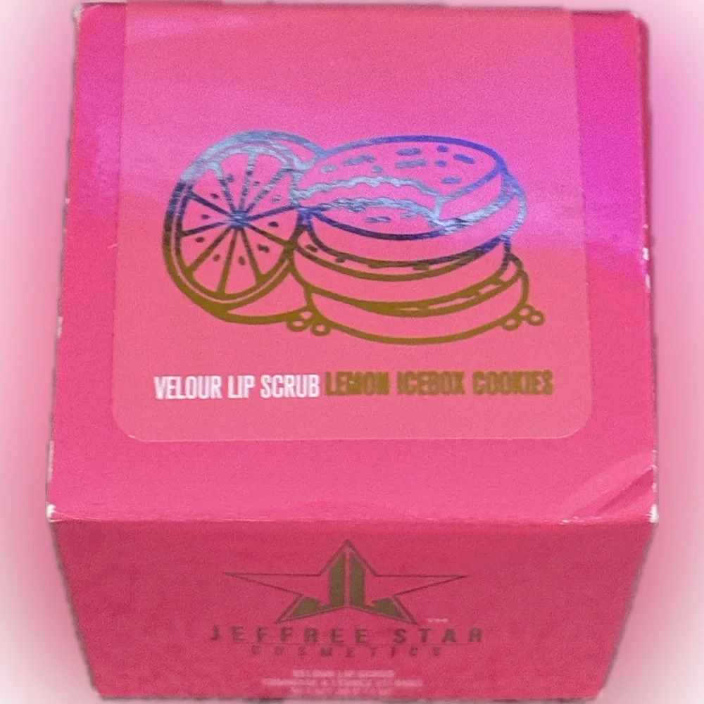 🍋JEFFREE STAR🍋Lemon Icebox Cookies Velour Lip Scrub/NIB